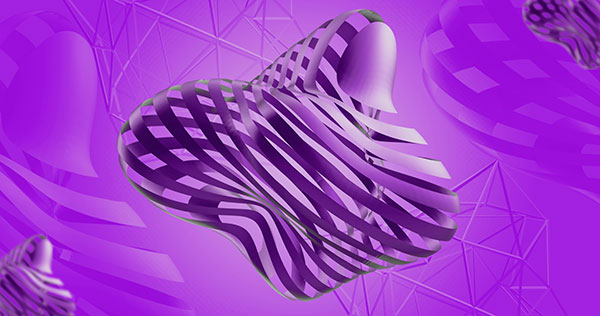 Background Roxo Com Formas Abstrata JPG