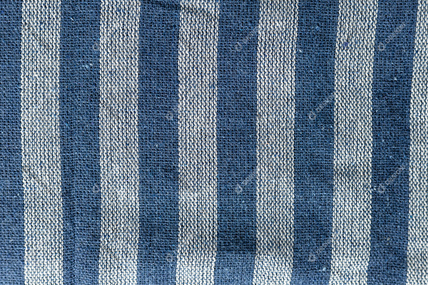 Fundo Linho Liso com Listras Azuis e Cinza