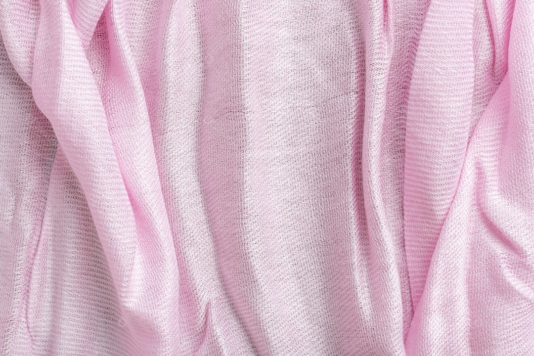Textura de Pano de Linho Rosa Amassado