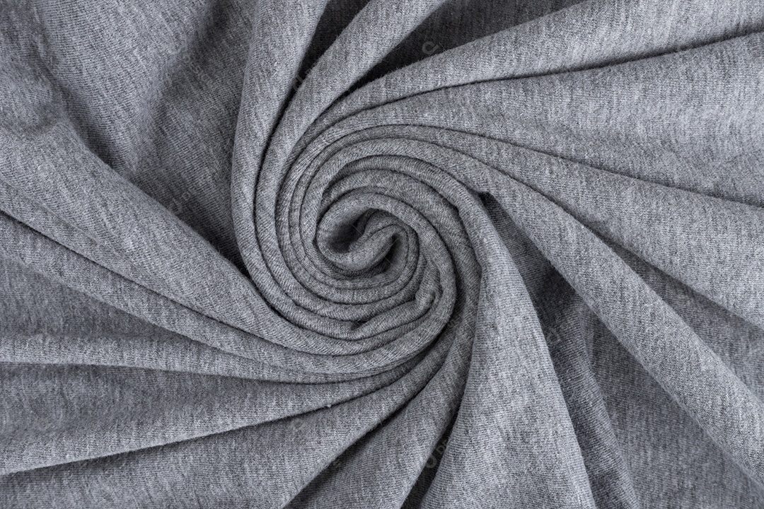 Textura de Pano de Linho Cinza Amassado