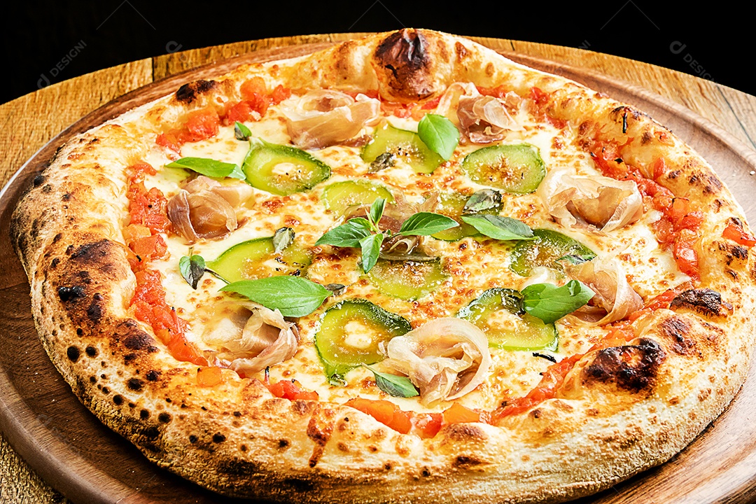 Pizza com Borda Recheada