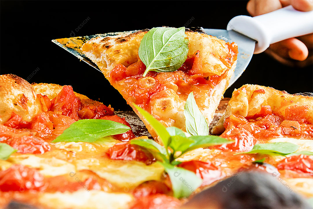 Pizza Margherita Imagem JPG