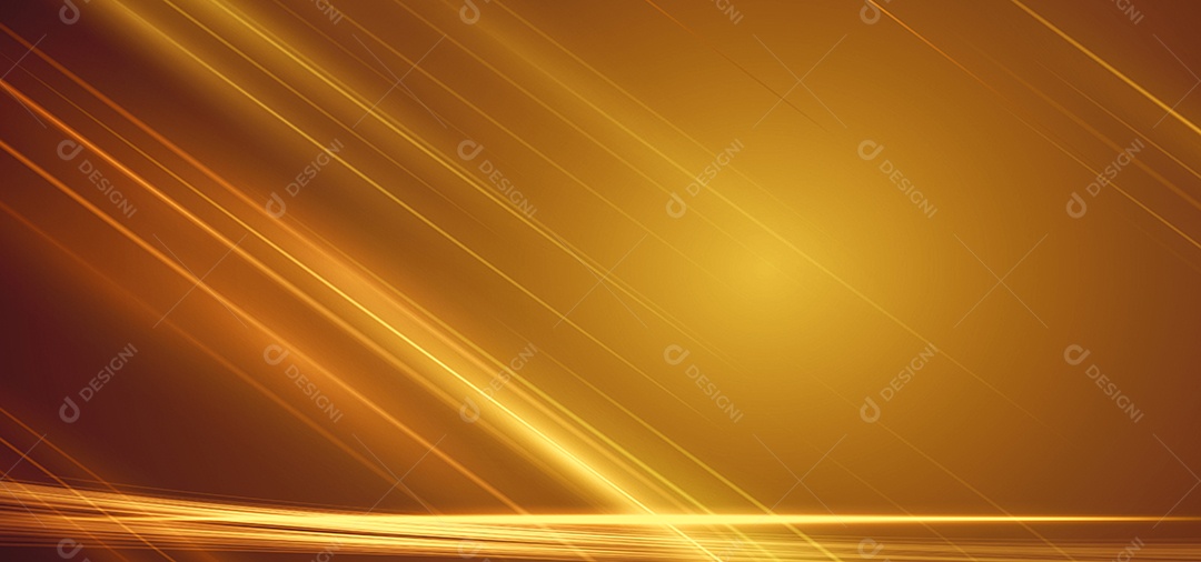 Background Fundo Dourado com Raios Dourados