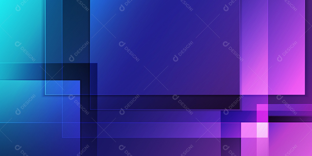 Background Fundo Degradê Verde Azul e Roxo com Detalhes