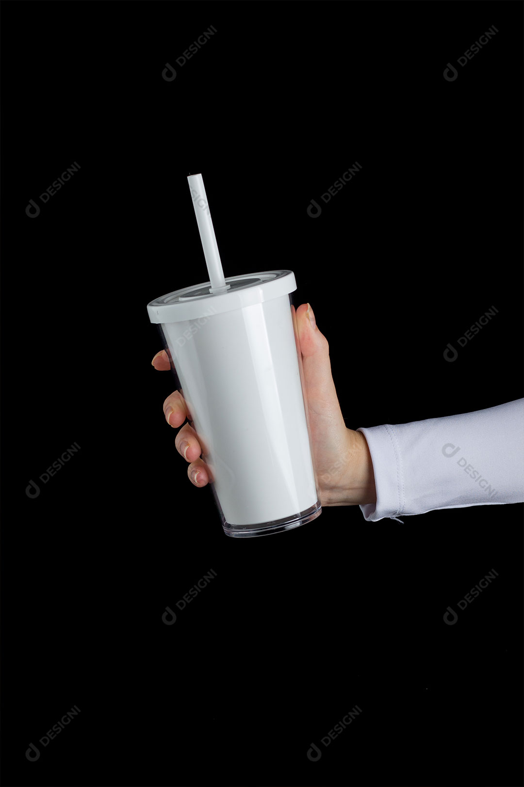 Mão Segurando Copo Imagem JPG