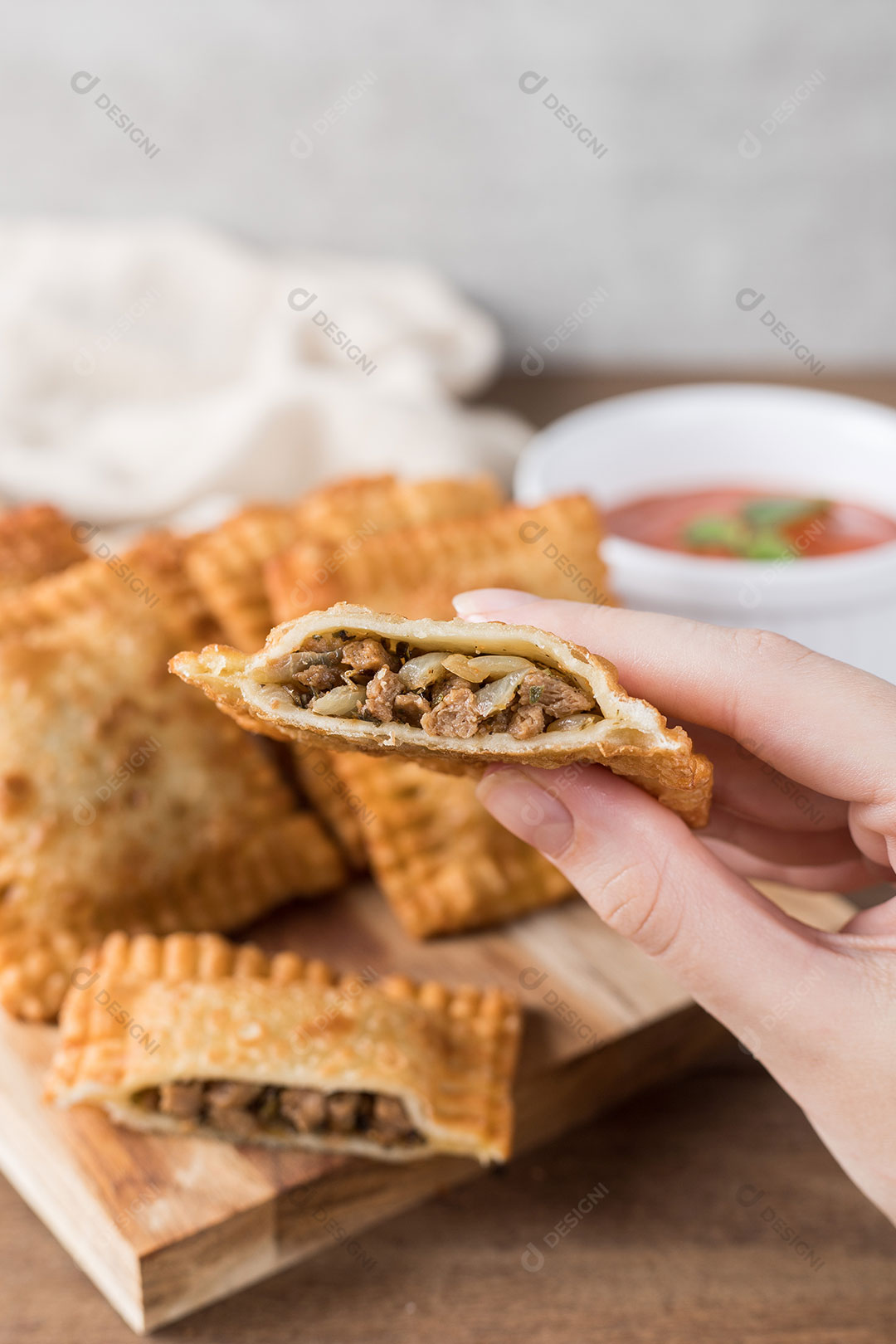 Pastel de Carne Imagem JPG