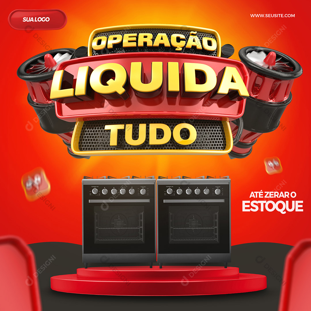 Operação Liquida Tudo Social Media PSD