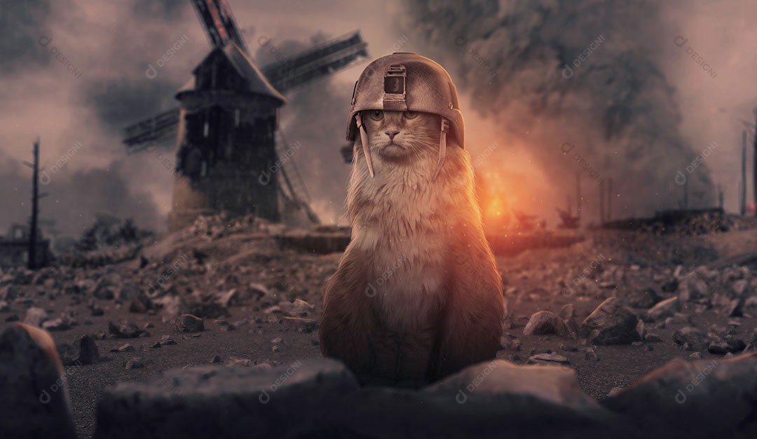 Manipulação de Imagem Gado Guerra JPG