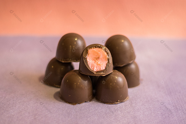 bombom de morango Imagem JPG