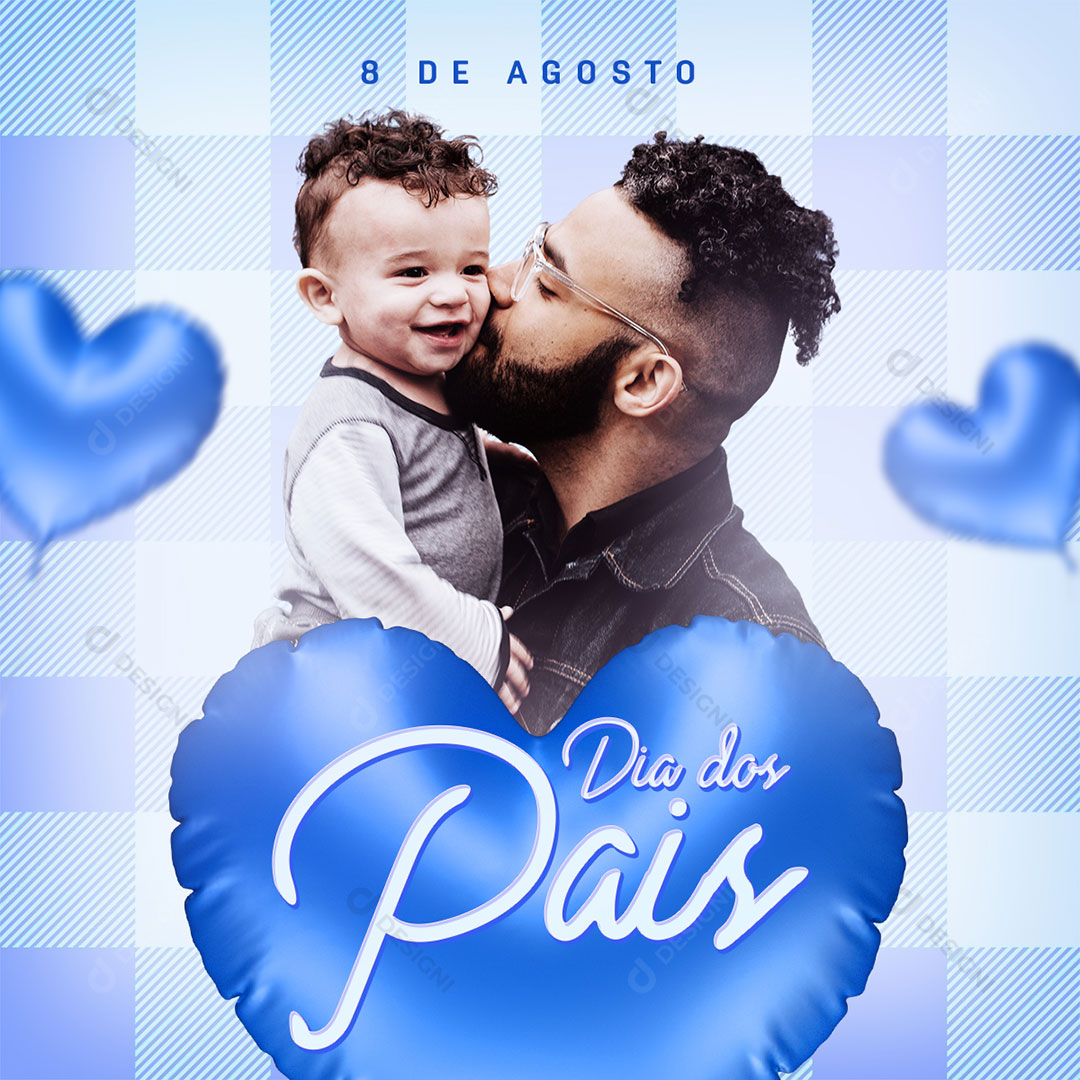 Social Media Dia dos Pais PSD Post Editável