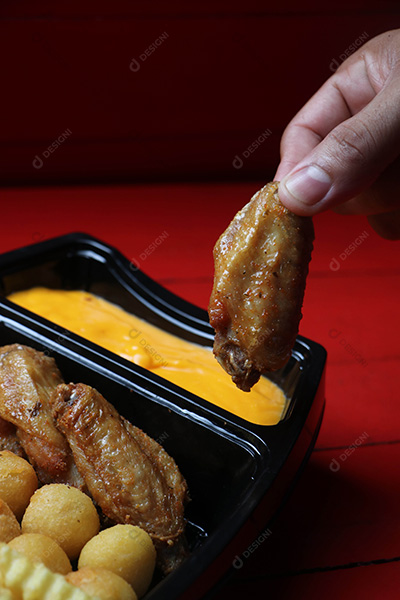 Asinha de Frango Frita