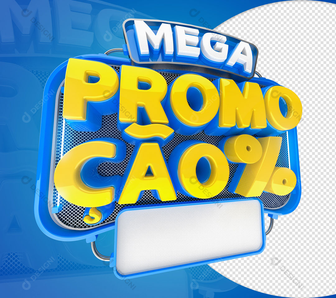 Mega Promoção Selo 3D Para Composição PSD