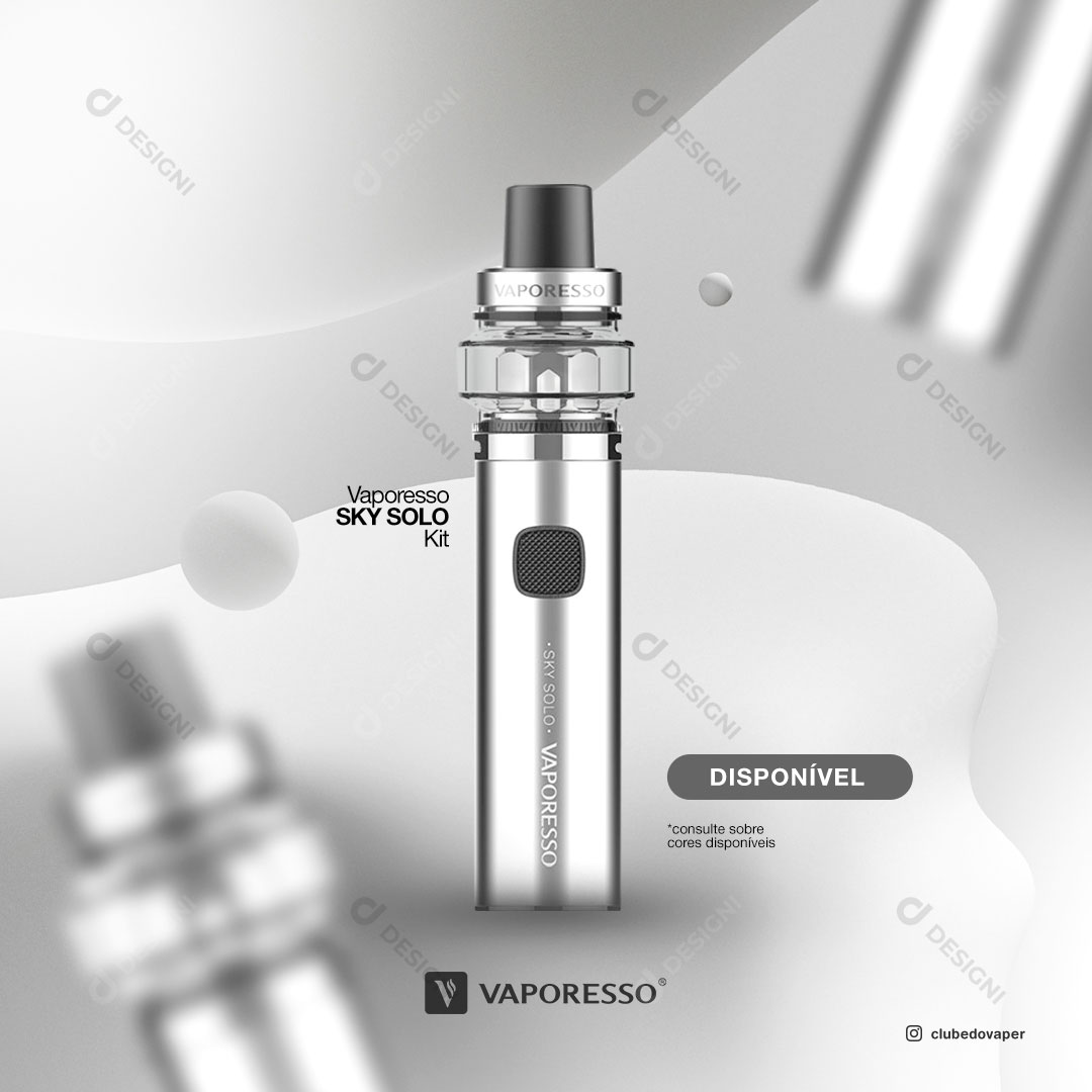 Vaporizador Vaporreso Sky Solo Social Media PSD Editável