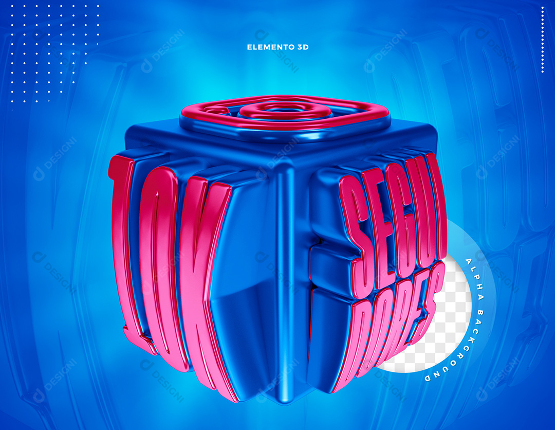 Elemento 3D 10K Seguidores Instagram PNG Transparente Sem Fundo