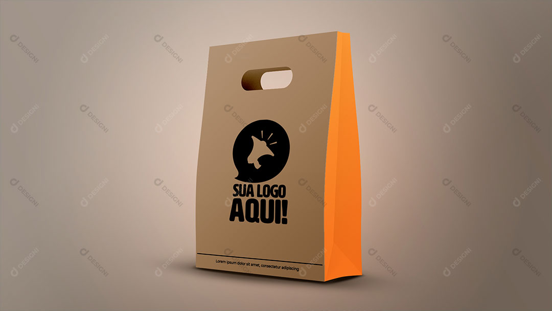 Mockup Sacola PSD Editável