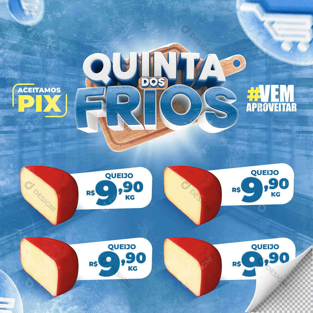 Quinta dos Frios Social Media PSD Editável