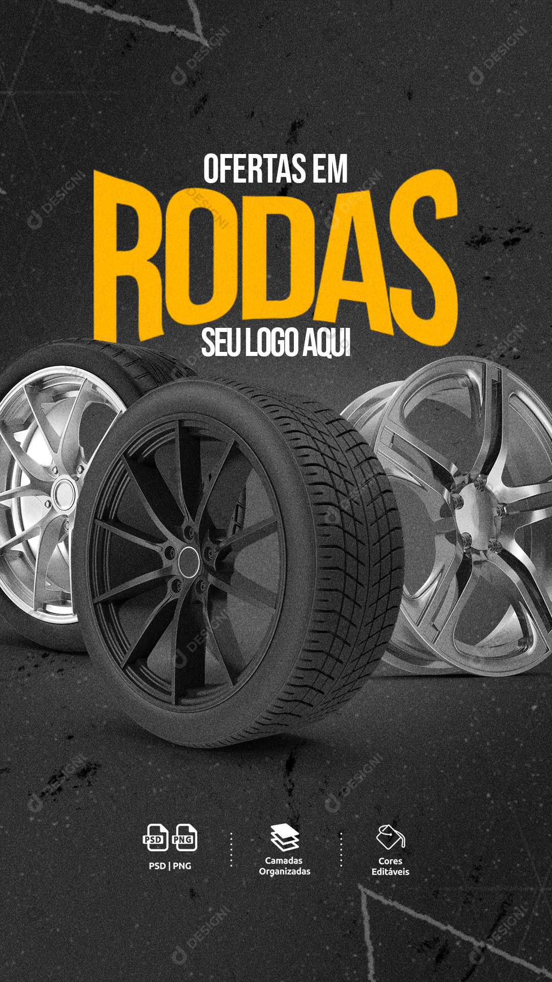 Ofertas em Rodas Stories Social Media PSD Editável