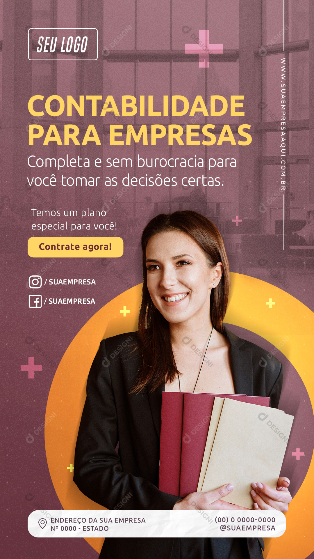 Story Contabilidade Para Empresas Social Media PSD Editável