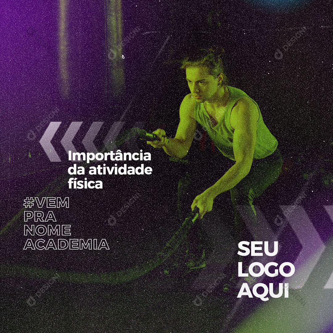 Importância Da Atividade Física Social Media PSD Editável