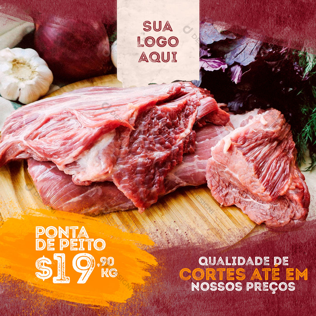 Promoção Ponta De Peito Social Media PSD Editável