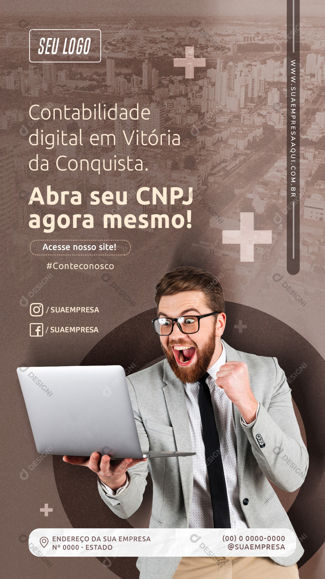 Digital Accounting Stories Social Media Editable PSD