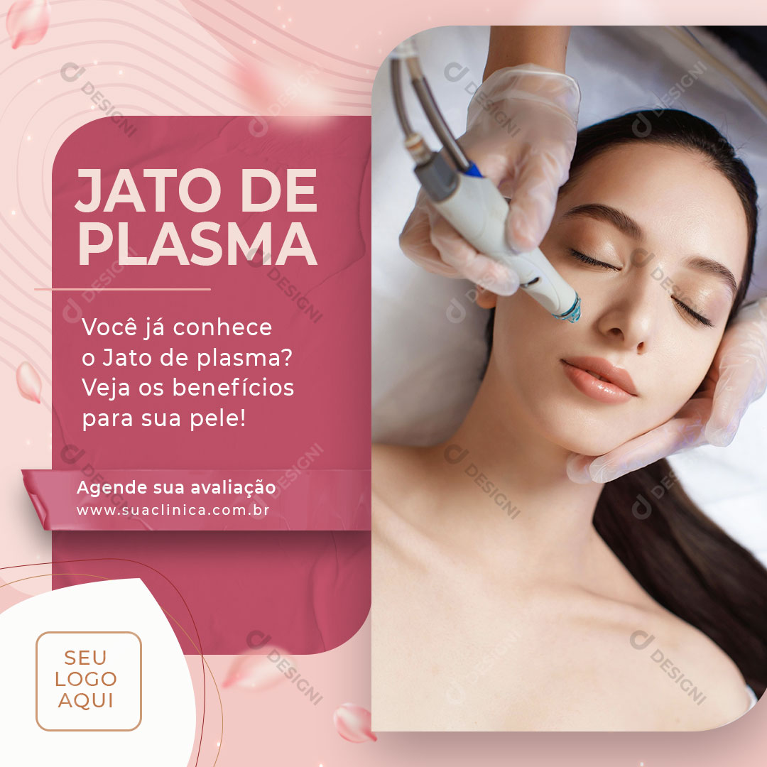 Você Já Conhece Jato De Plasma Social Media PSD Editável