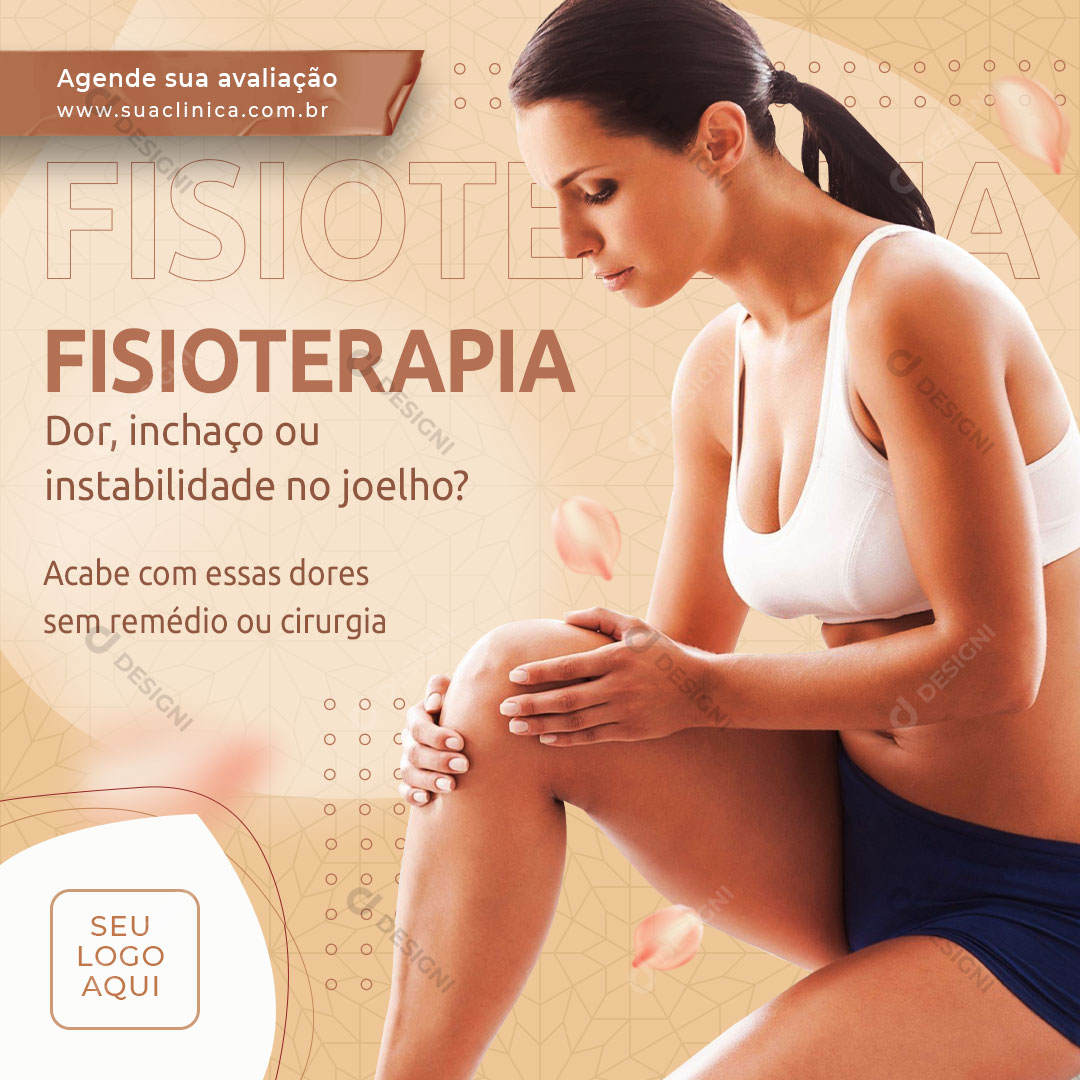 Agende Sua Fisioterapia Social Media PSD Editável