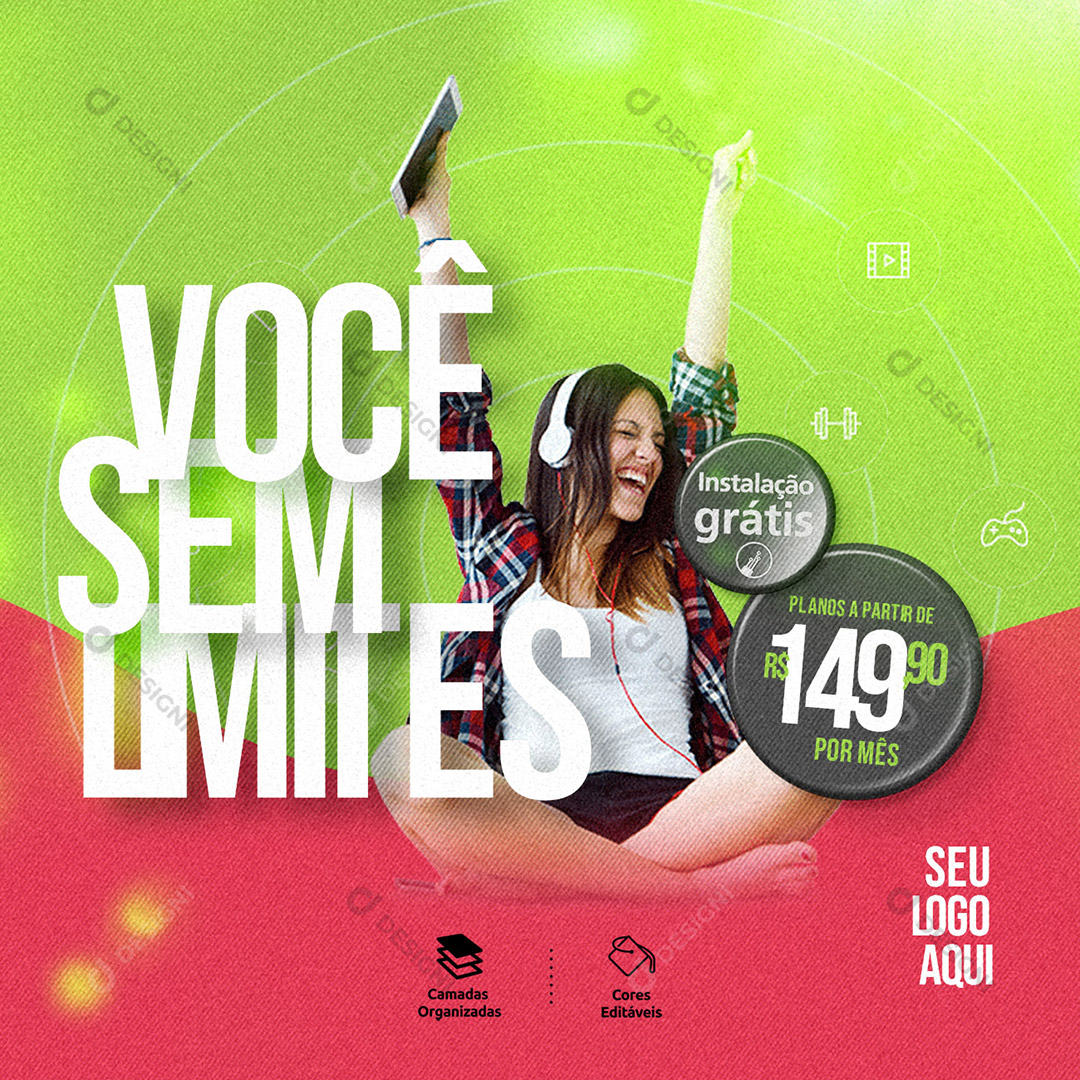 Você Sem Limites Social Media PSD Editável