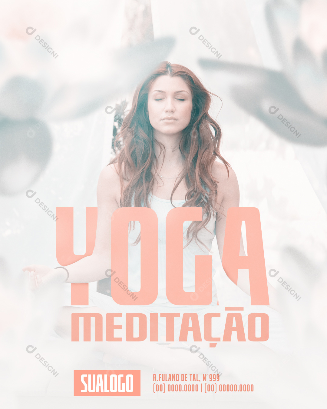 Yoga Meditação Social Media PSD Editável