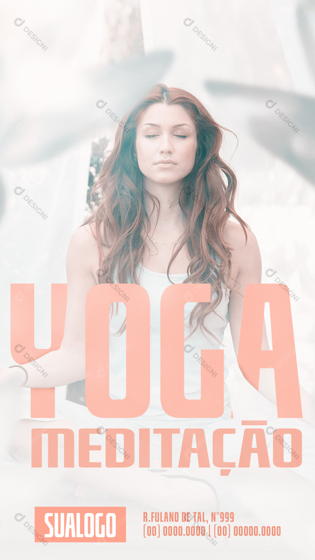 Yoga Meditação Social Media PSD Editável