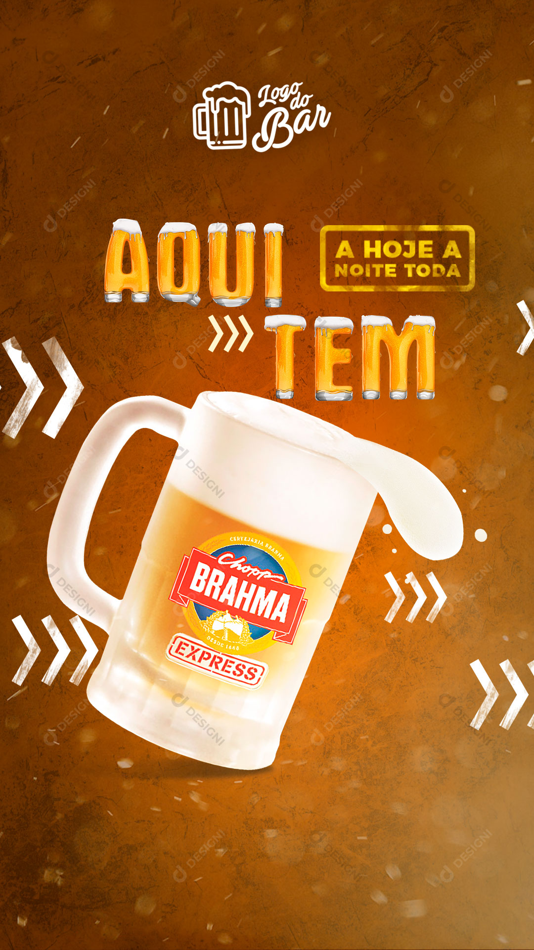 Post Story Distribuidora Aqui Tem Social Media PSD Editável