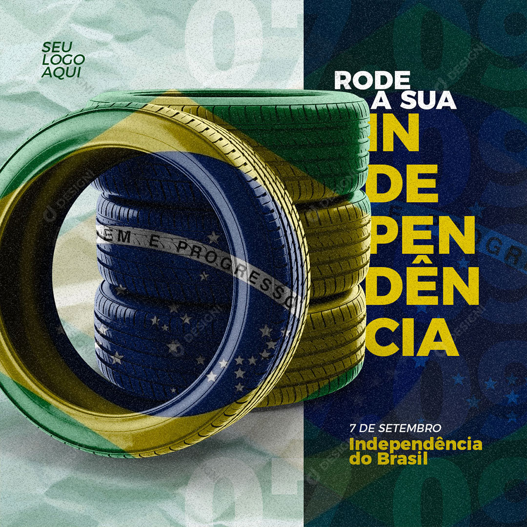 Post Borracharia Para a Sua Independência Social Media PSD Editável