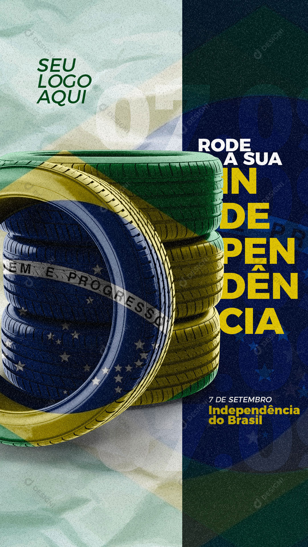 Post Story Borracharia Para a Sua Independência Social Media PSD Editável