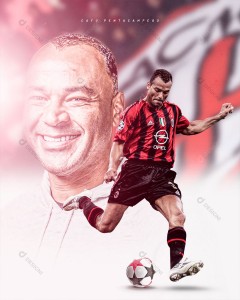 Flyer Ex-jogador de futebol Cafu Social Media PSD Editável