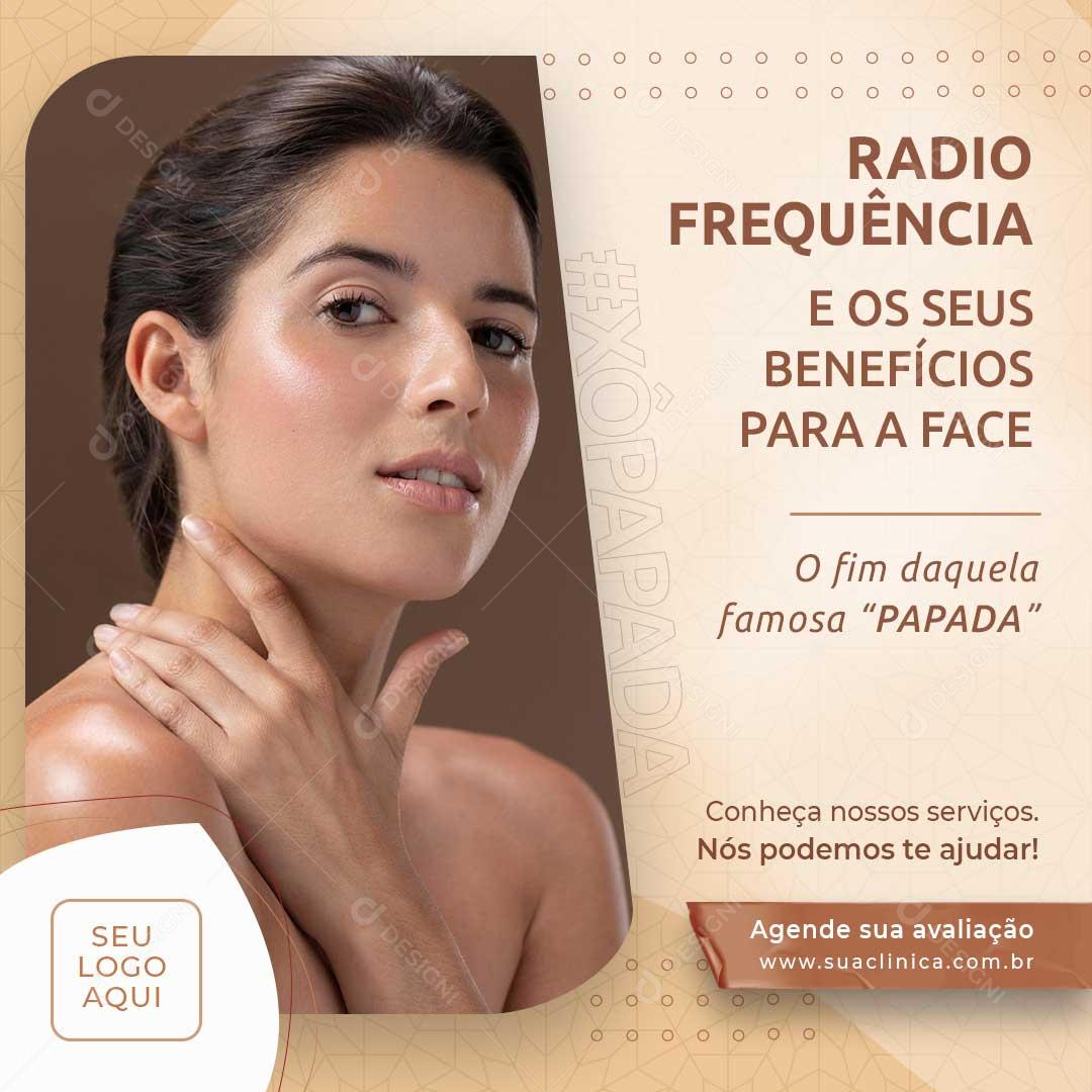 Post Feed Radio Frequência O Fim Daquela Famosa Papada Social Media PSD Editável