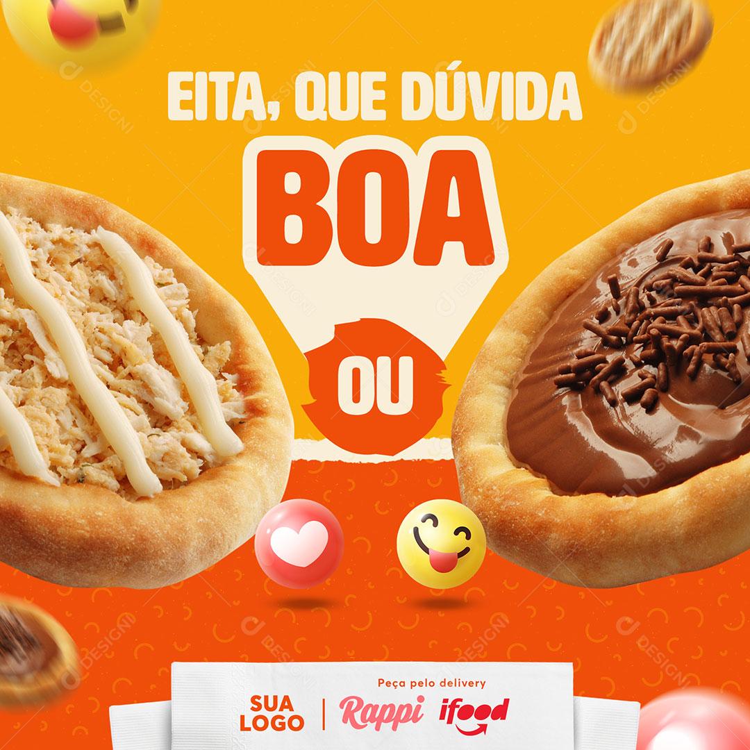 Eita Que Dúvida Boa Ou Social Media PSD Editável