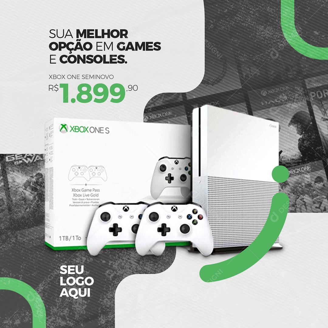 Sua Melhor Opção em Gamer e Console Social Media PSD Editável