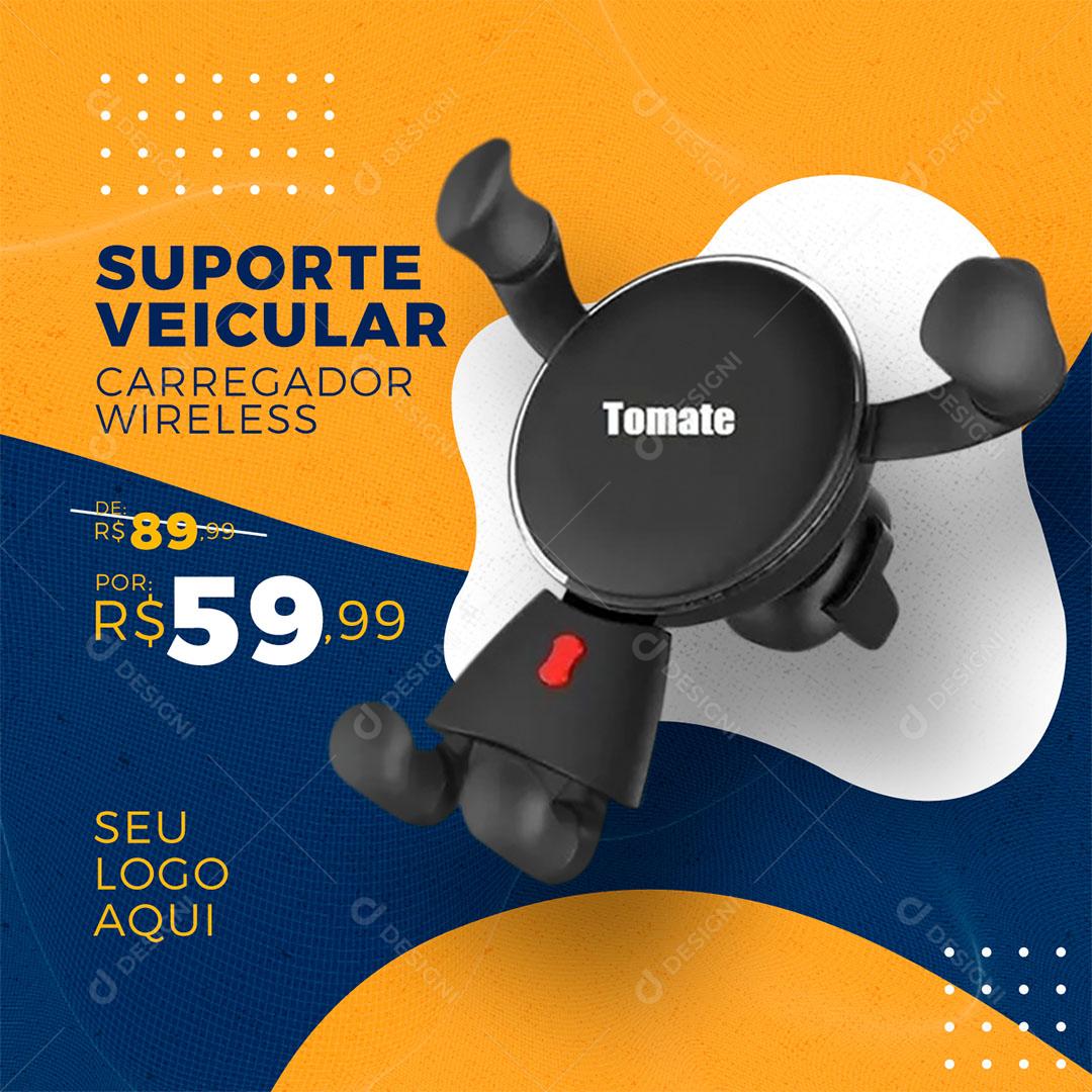 Post Feed Loja Produto Suporte Veicular Social Media PSD Editável