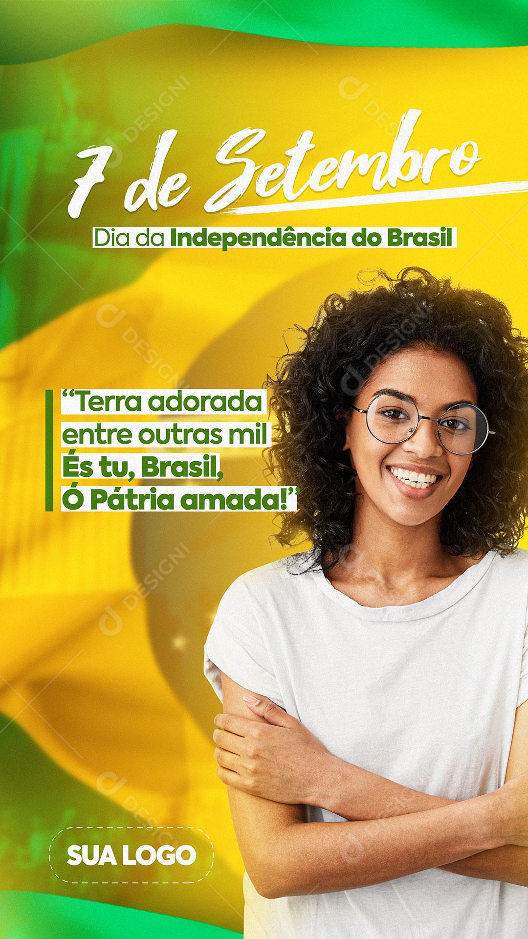 7 de Setembro datas comemorativas  Social Media PSD Editável