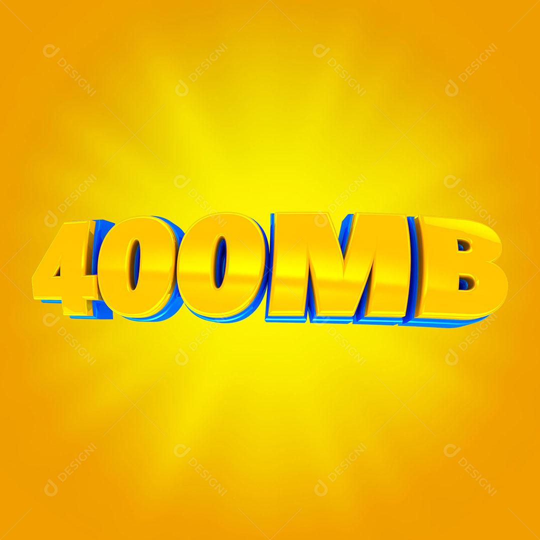 Elemento 3D 400MB Para Composição