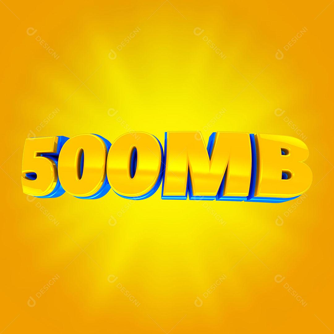 Elemento 3D 500MB Para Composição