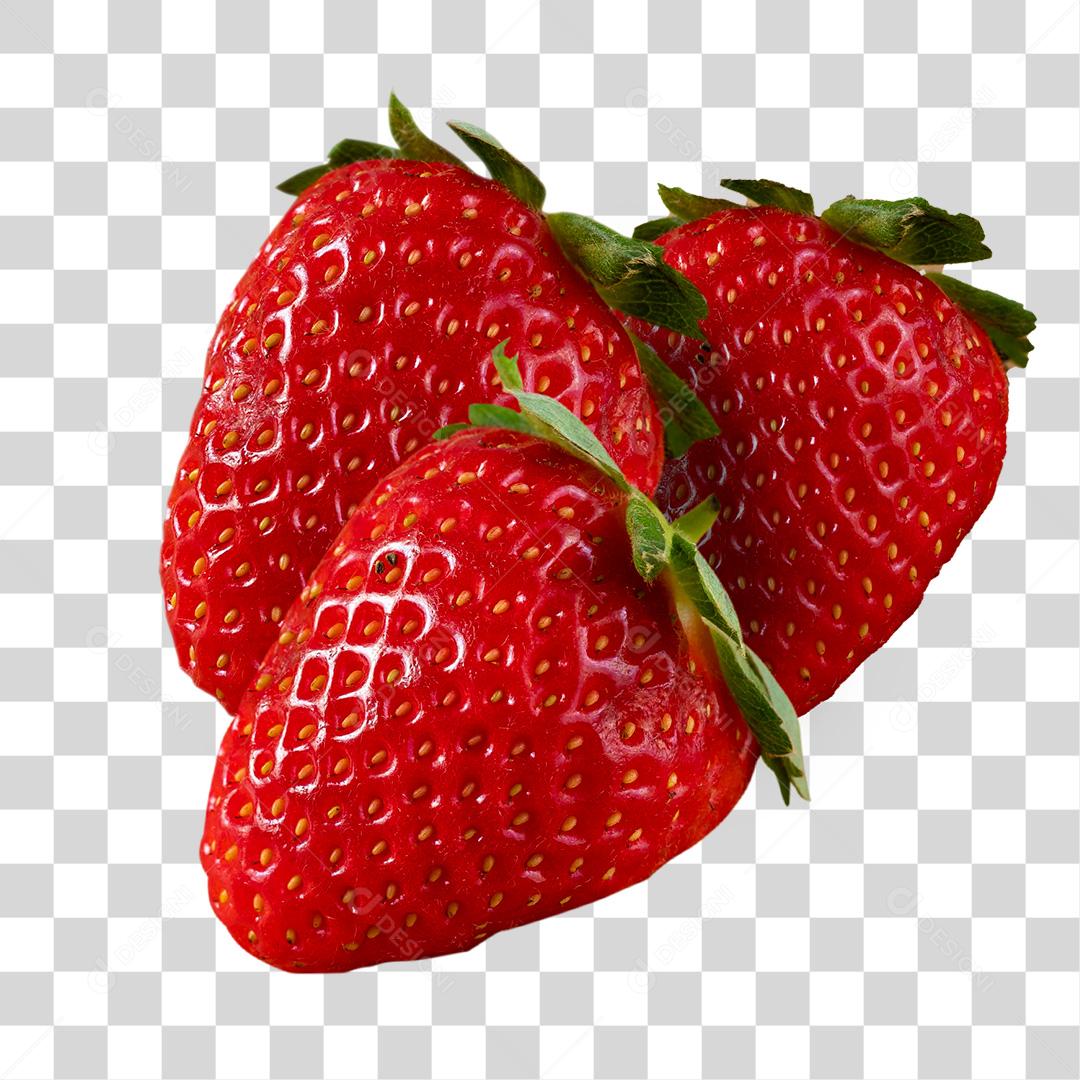 Morangos PNG Transparente Sem Fundo