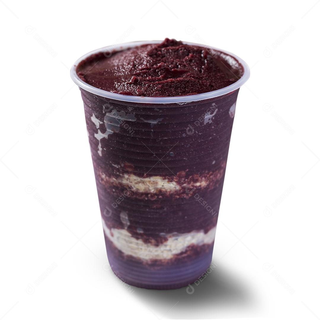 Copo Com Sorvete de Açaí Imagem JPG
