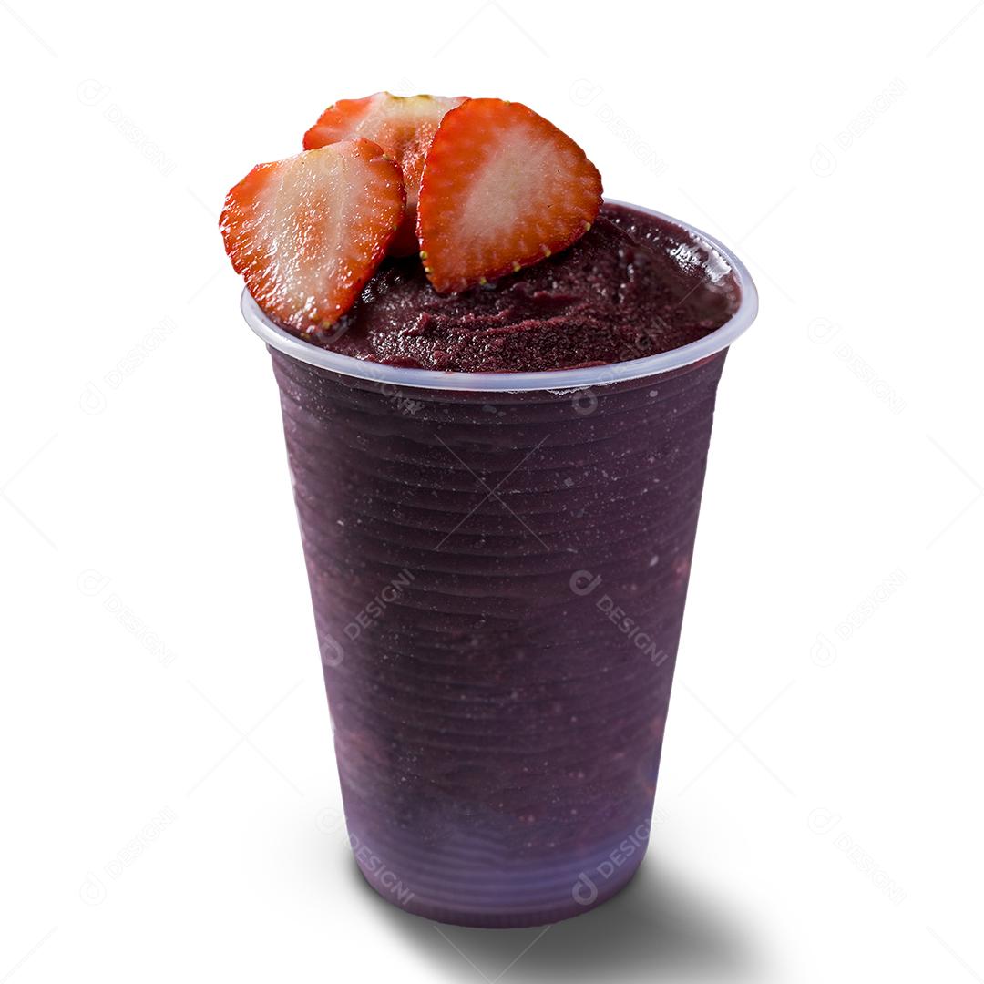 Copo Com Sorvete de Açaí Imagem JPG
