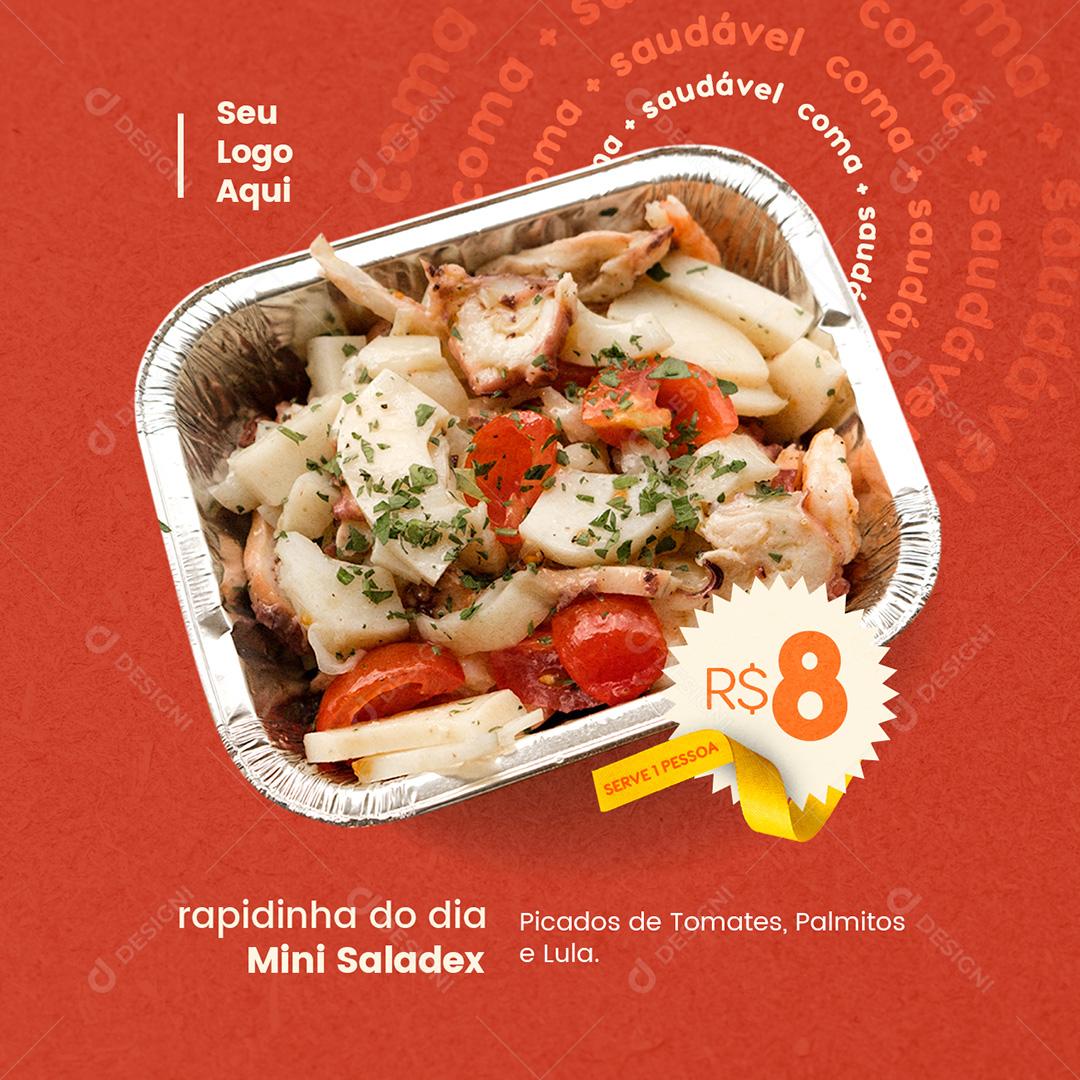 Restaurante Marmita do Dia Social Media PSD Editável