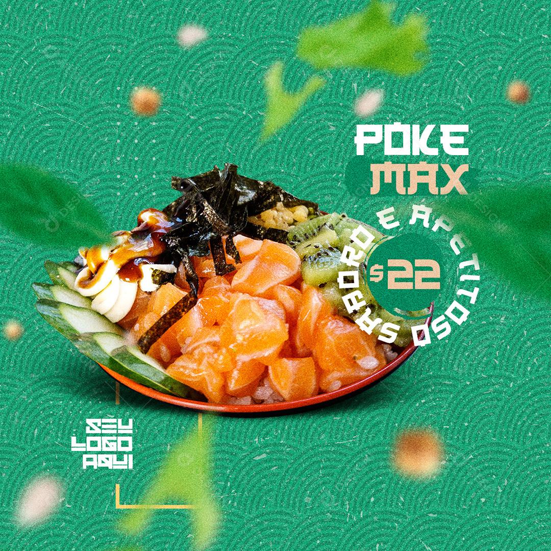 Poke Max Social Media PSD Editável