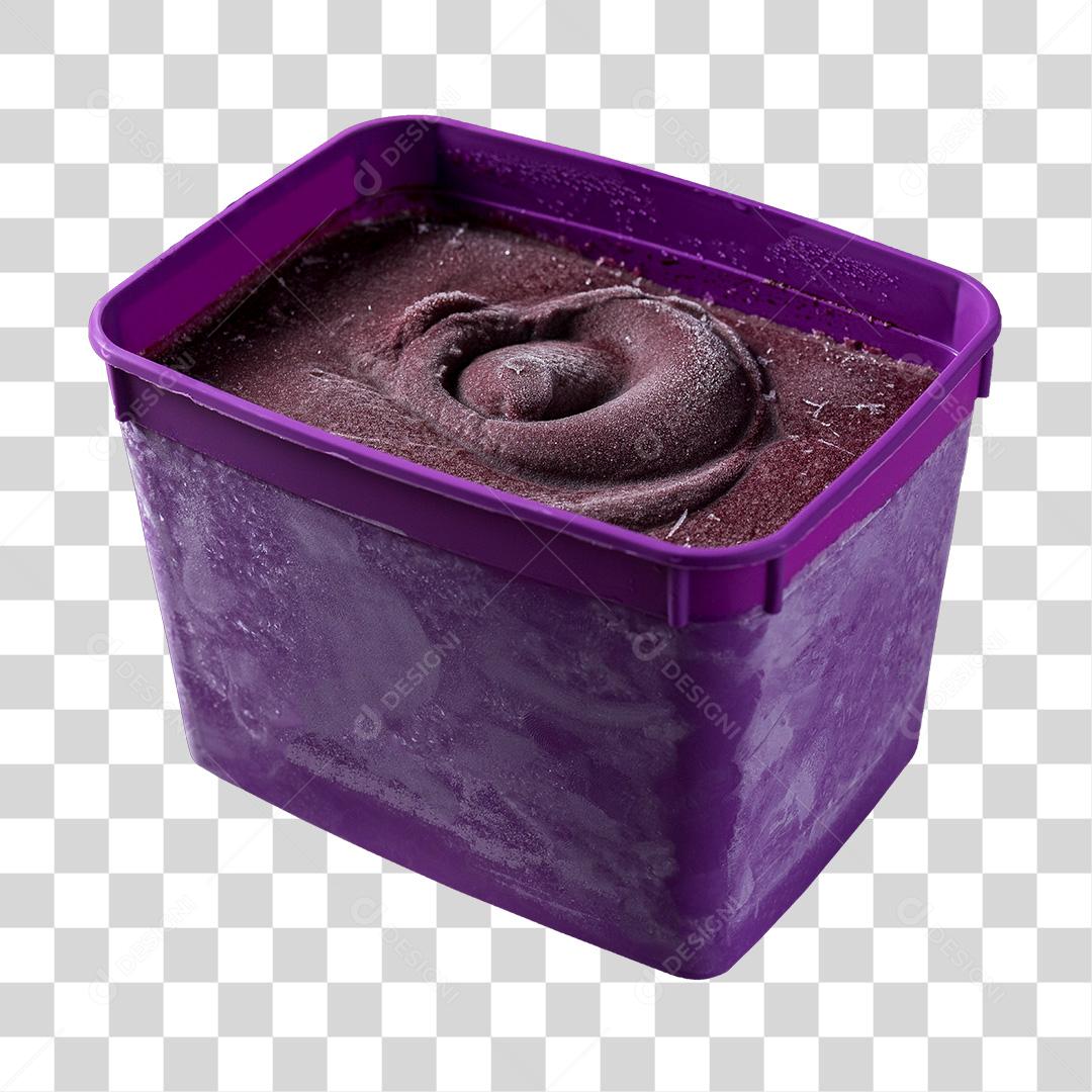 Pote Roxo de Açai PNG Transparente Sem Fundo