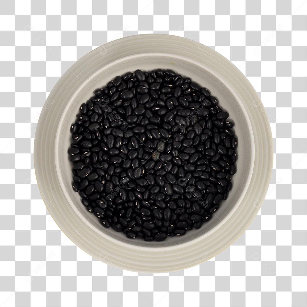 Prato de Feijão Visto de Cima PNG Transparente Sem Fundo