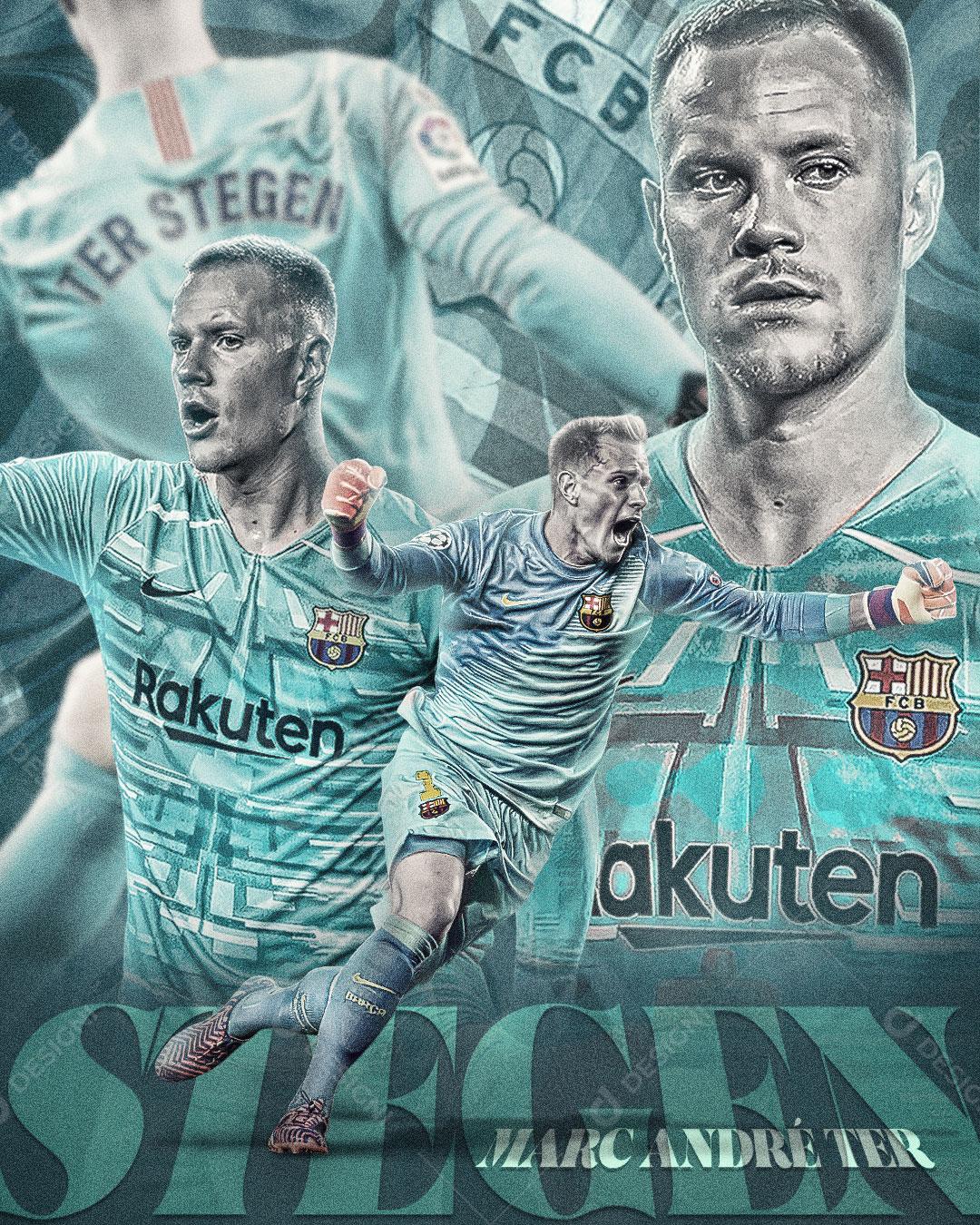 Flayer Jogadores Futebol Americano PSD Editável