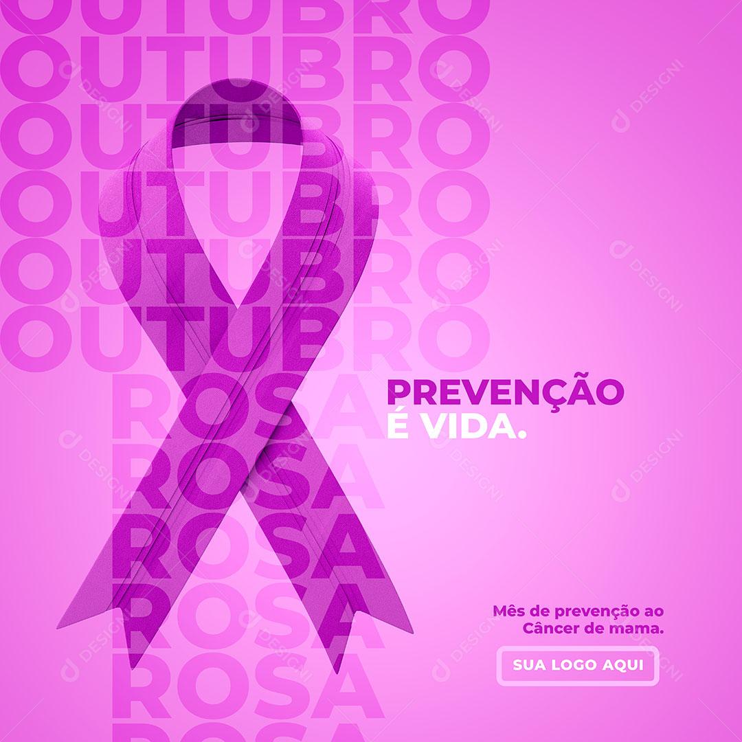 Outubro Rosa Social Media PSD Editável